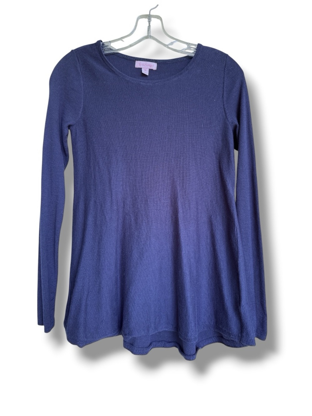 Lilly Pulitzer Navy Cotton/Coolmax Polyester Pullover Size XS